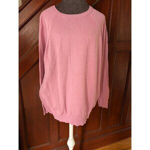 Torrid Size 2 Pink Sweater Womens Long Sleeve Pullover